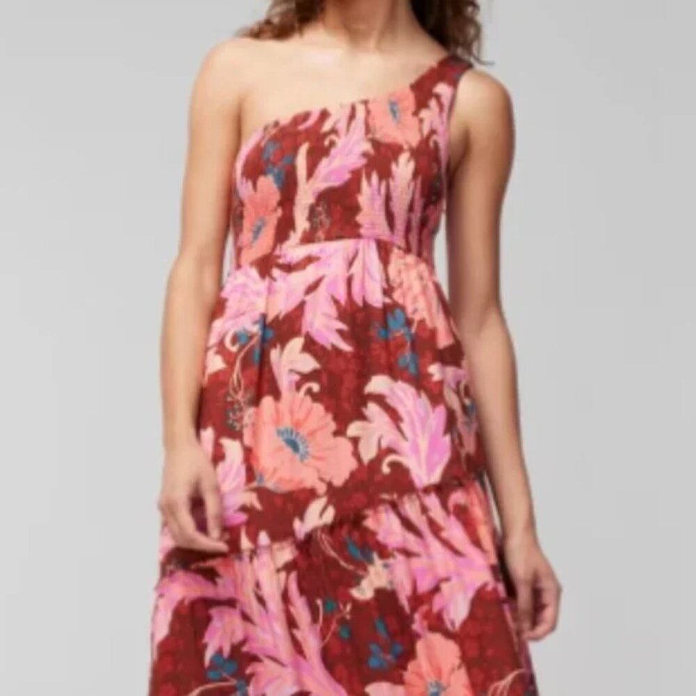 Soma one shoulder maxi dress, size medium - Picture 3 of 8